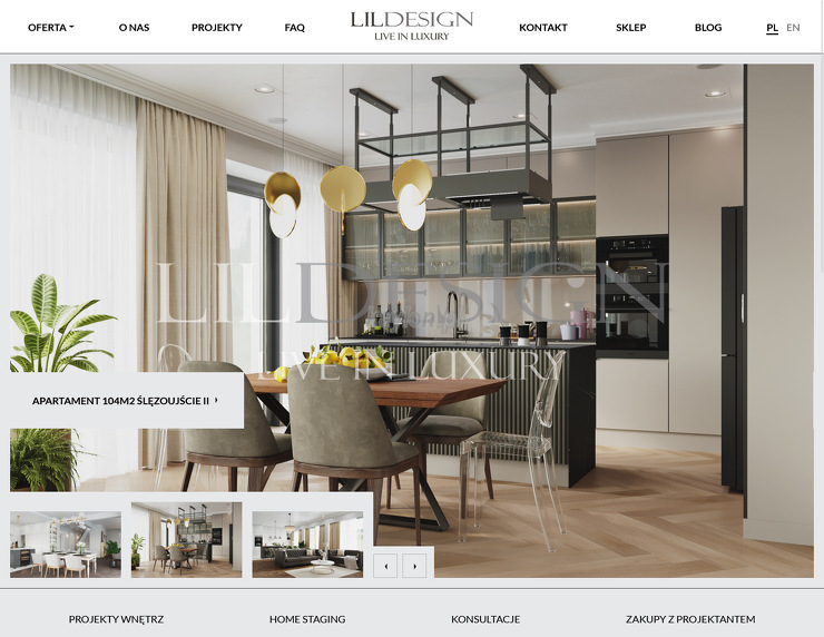 LIL Design Live in Luxury strona www
