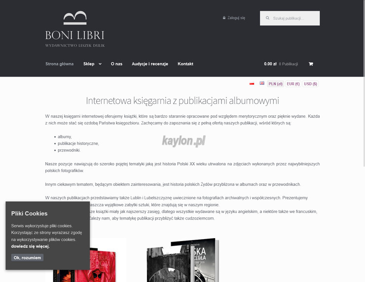 Boni Libri Wydawnictwo Leszek Dulik strona www