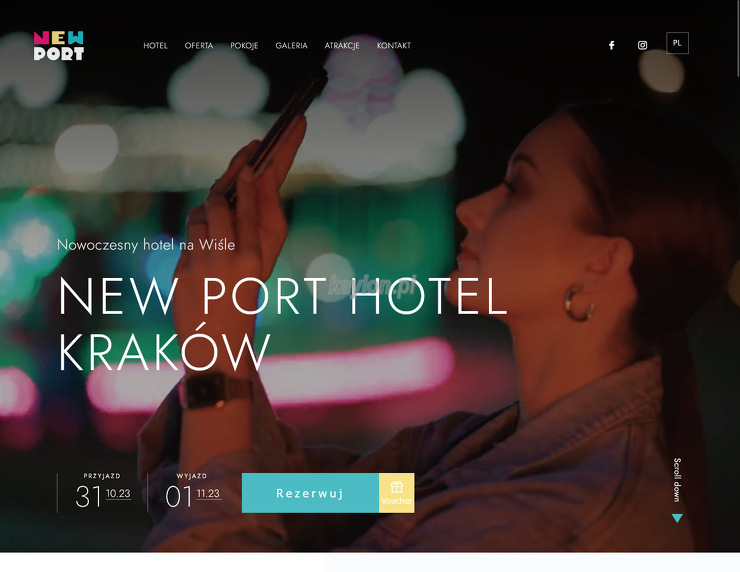 New Port Hotel Kraków strona www