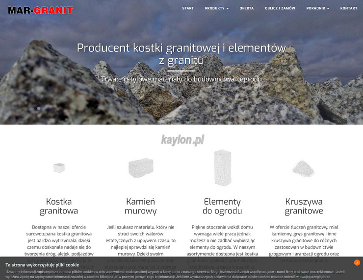Mar Granit strona www