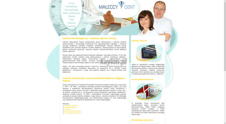 Gabinet Stomatologiczny MałeccyDent strona www