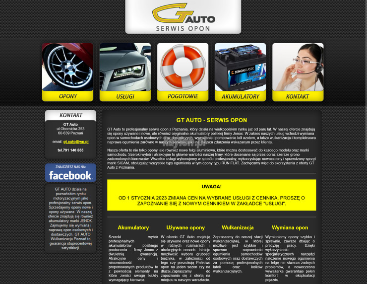 GT Auto strona www